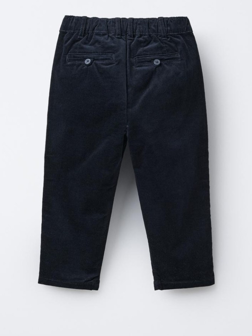 Zara Navy Corduroy Pull-On Pants